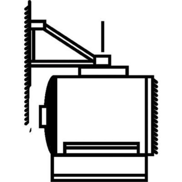 Tpi Industrial TPI Stainless Steel Wall/Ceiling Bracket For 3.3-15kw Washdown Heaters A5520/UHB